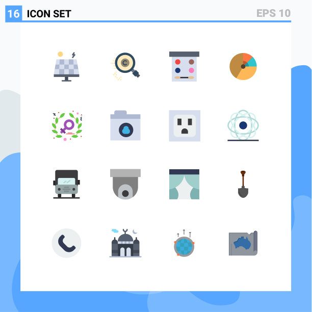 股票图标包16行符号和符号图片下载