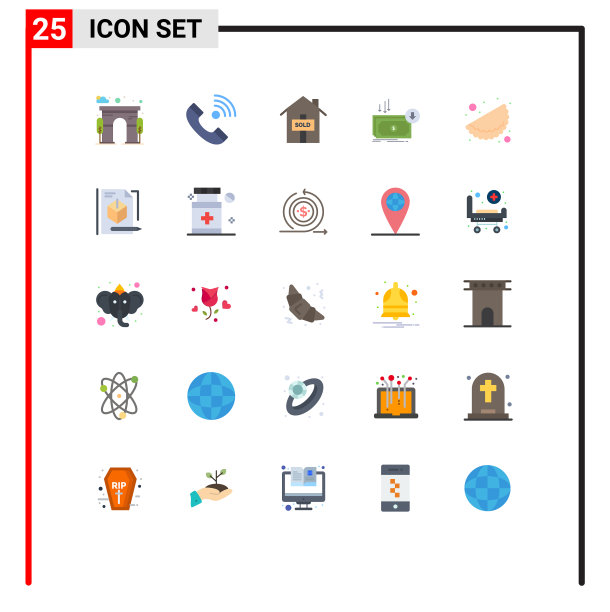 平色包25个通用符号钱币图片下载