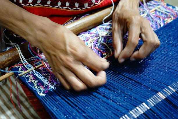 泰国传统纺织工艺图片下载