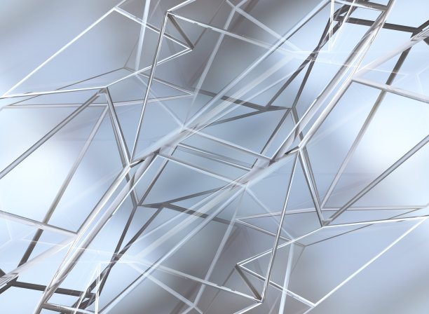 基于灰色背景的多边形抽象背景。图片下载