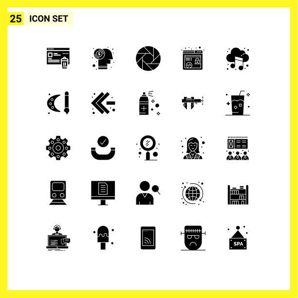 通用图标符号组25现代立体图片下载