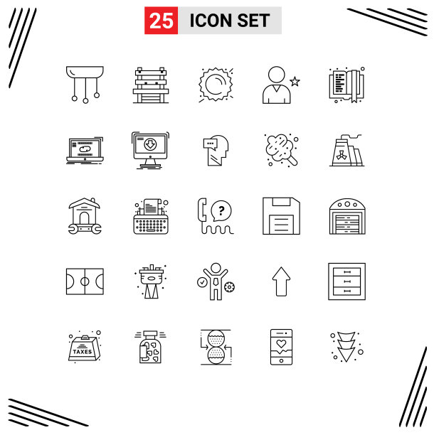 为网页和手机设置了25条通用线图片下载