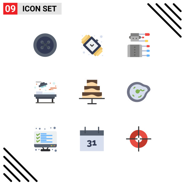 第九组单色标志和符号图片下载