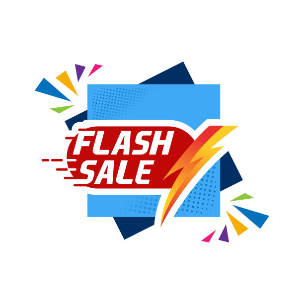 夏季限时抢购横幅模板设计。夏季特价海报。夏季限时抢购排版与雷图标在白色背景。矢量插图。图片下载