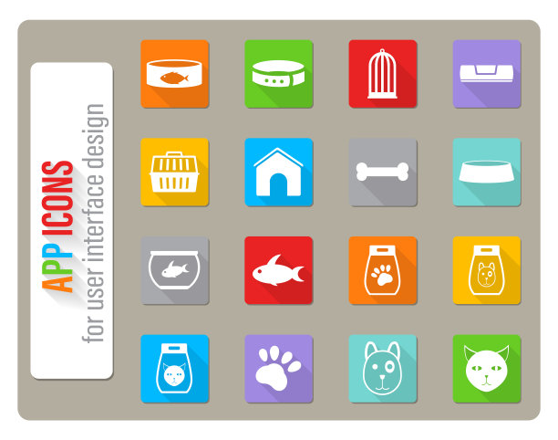 宠物物品图标设置图片下载