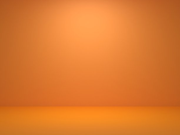 橙色背景墙图片下载