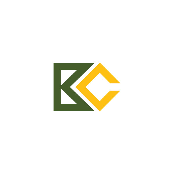 BC或CB首字母标志设计模板图片下载