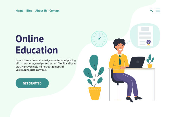 一个男人的登陆页面或网站的标题图片下载