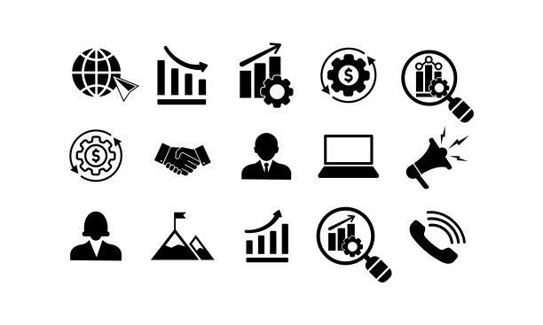 网络营销统计业务图表图片下载