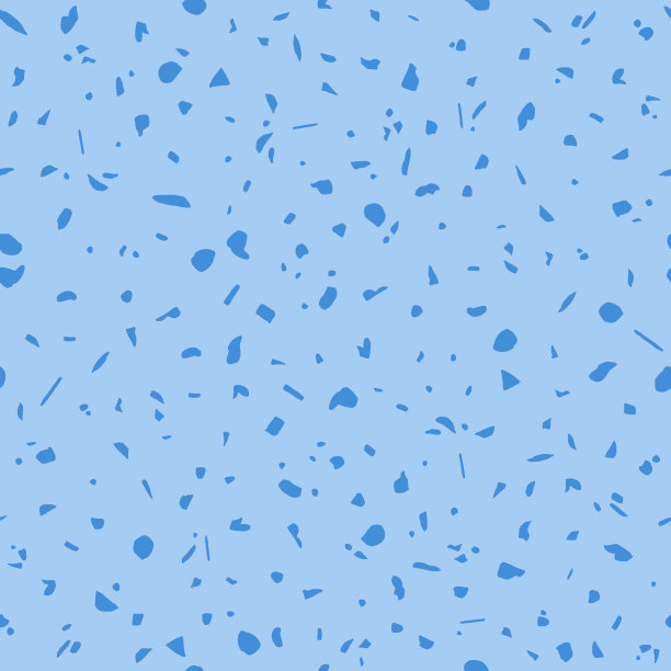 无缝水磨石图案时尚经典蓝色2020。图片下载