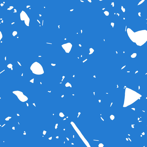 无缝水磨石图案时尚经典蓝色2020。图片下载