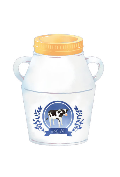 剪贴材料剪贴牛奶瓶图片下载