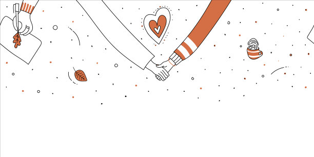 秋无缝横浪漫缘图片下载