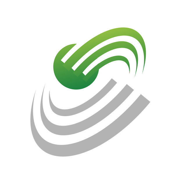 风格抽象的螺旋图形标志设计图片下载