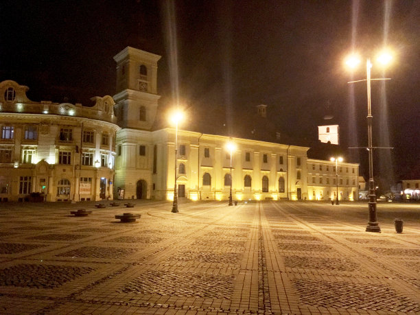 斯比乌古城。罗马尼亚图片下载