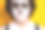 悲伤的僵尸妖生物家伙的特写肖像照片孤独的新娘逃跑祭坛结婚典礼穿白衬衫死亡服装吊带孤立的黄色背景图片下载