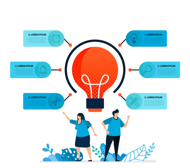 人类和思想的信息图形设计的商业图片下载