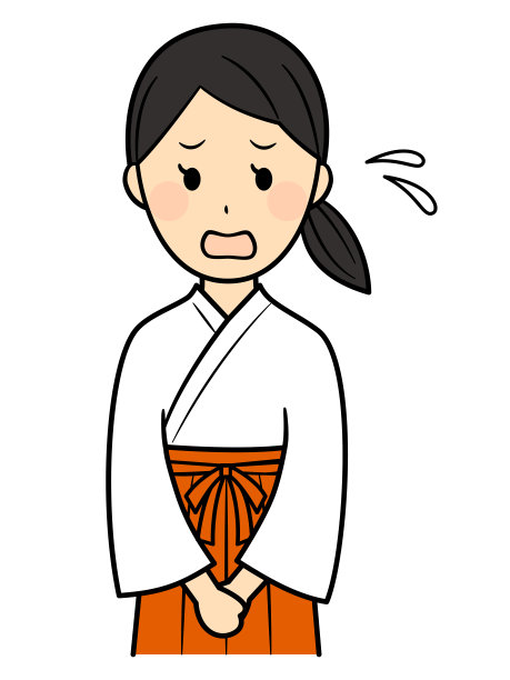 在神殿的女士插图图片下载