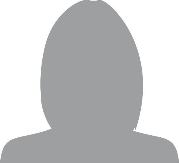 默认头像配置文件图标。灰色的图片占位符。手绘，现代，女性头像头像图标(或肖像图标)。用户平面头像图标、标志、轮廓女性符号。图片下载