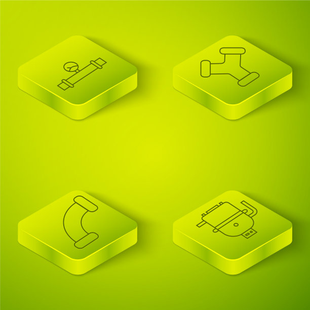 集等距行业金属管道行业图片下载