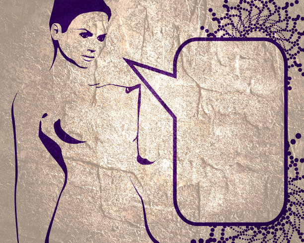 女人和思考的泡泡图片下载