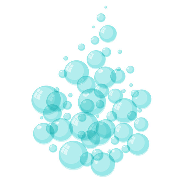 扁平的飞泡泡肥皂泡沫图片下载