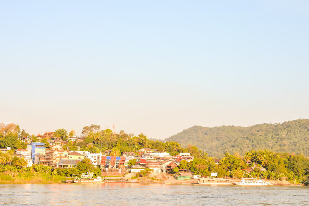 美丽的照片风景拍摄万荣在老挝，亚洲图片下载