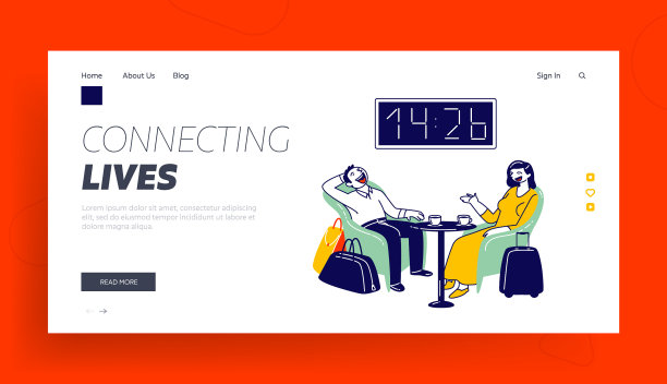 坐在扶手椅上的快乐的男人和女人图片下载