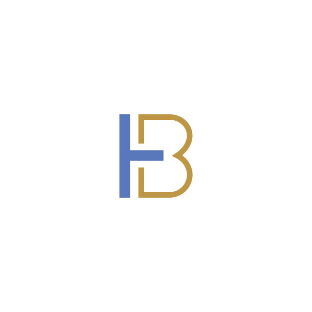字母BH或HB标志设计模板图片下载