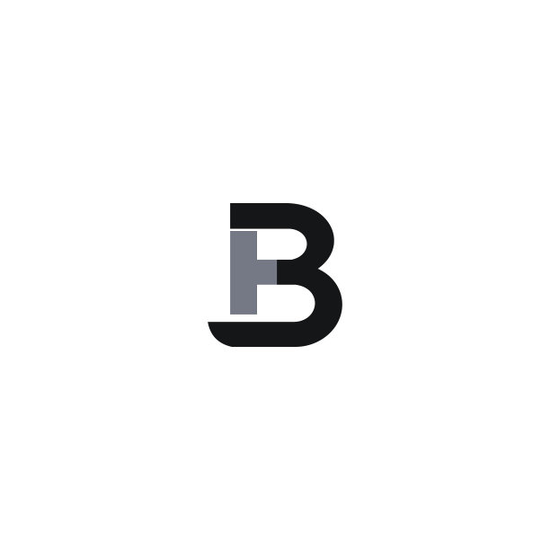 字母BH或HB标志设计模板图片下载
