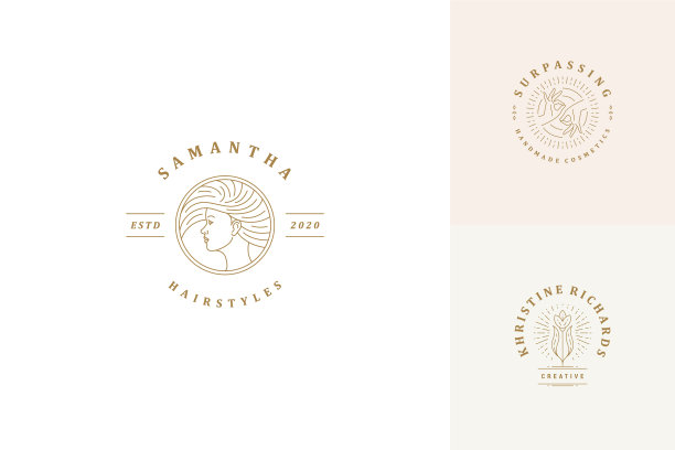 线标志标志设计模板集图片下载