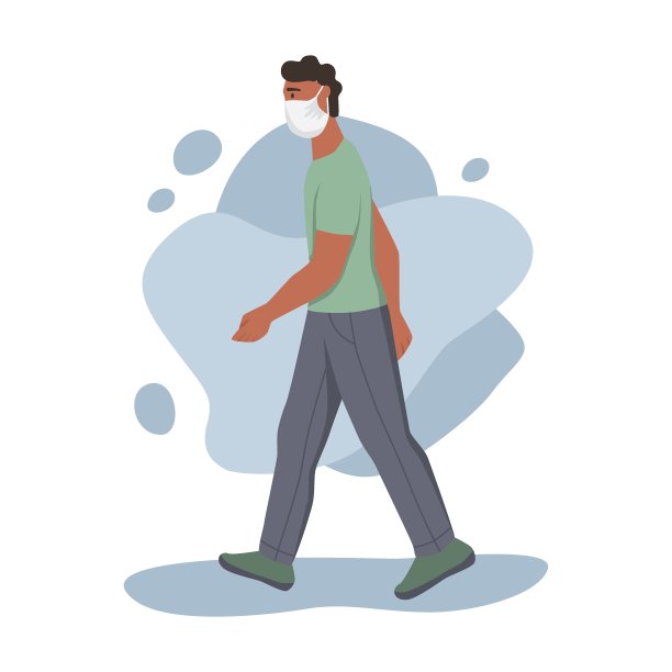 戴医用口罩的人图片下载