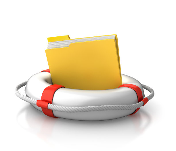 文件夹在白色背景上的红白救生圈图片下载