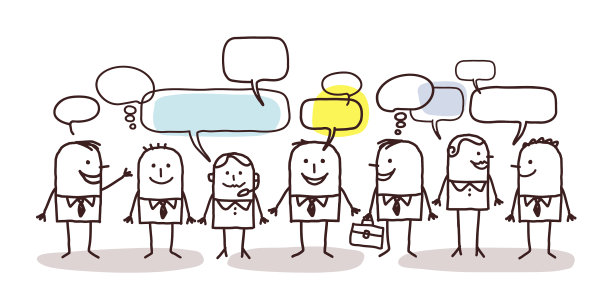 商务人士和社交网络图片下载