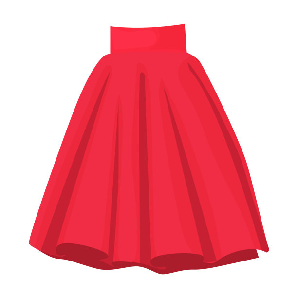 裙子图标卡通图标孤立上图片下载