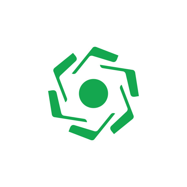 简单的旋转3d箭头漩涡标志图片下载