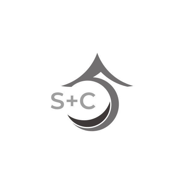 字母sc简单的几何箭头3d标志图片下载