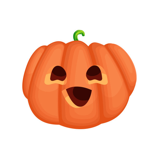 万圣节南瓜矢量插图图片下载