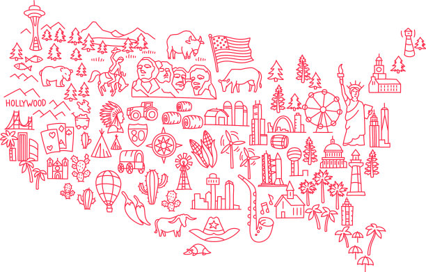 美国设置偶像美国旅游景点图片下载