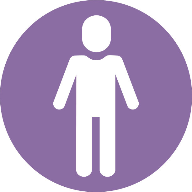 头像剪影块状风格图片下载