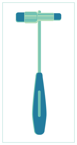 平与医生反射锤医疗图标图片下载