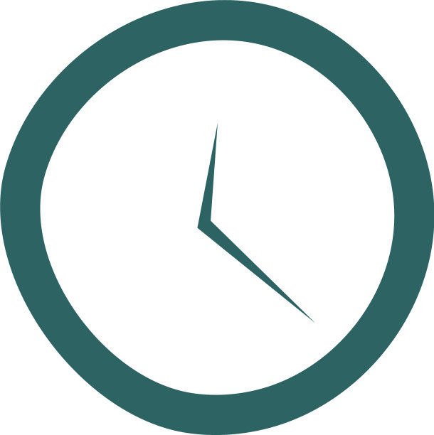 白色背景挂钟图片下载