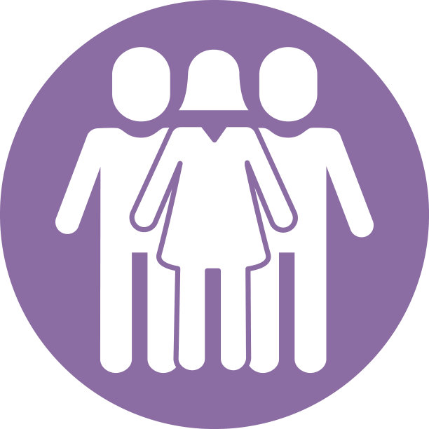 人物头像剪影方块风格图片下载