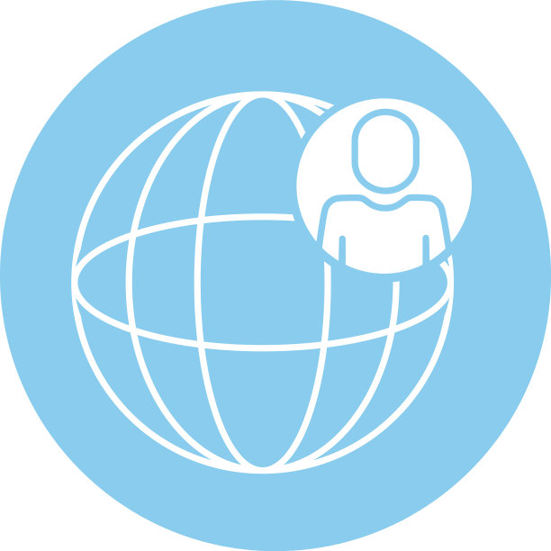 阿凡达剪影与球体行星块风格图片下载