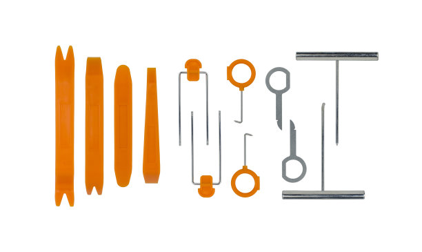 修整和拆卸撬工具设置隔离图片下载