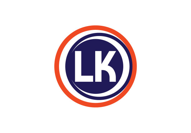 首字母l k标志设计模板图片下载