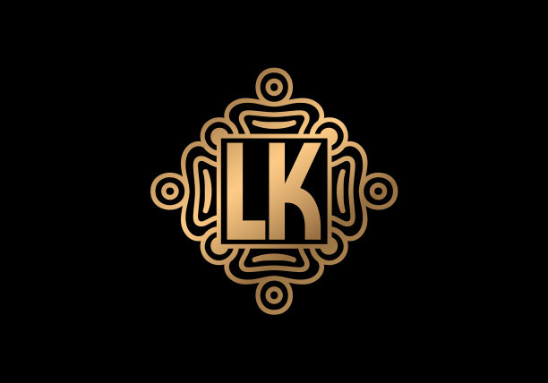 首字母l k标志设计模板图片下载