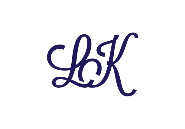 首字母l k标志设计模板图片下载