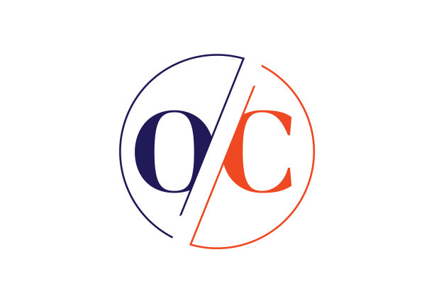 首字母o c标志设计模板图片下载