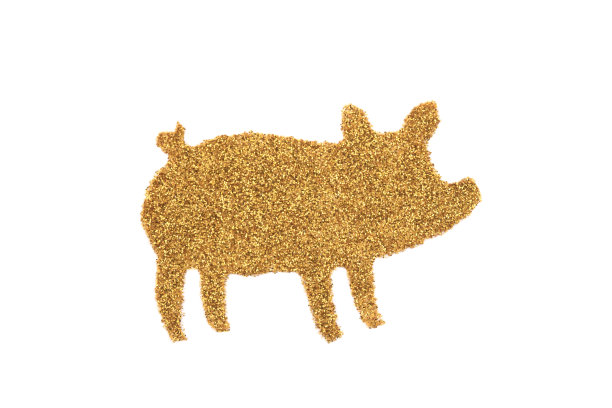 闪闪发光的金猪图片下载